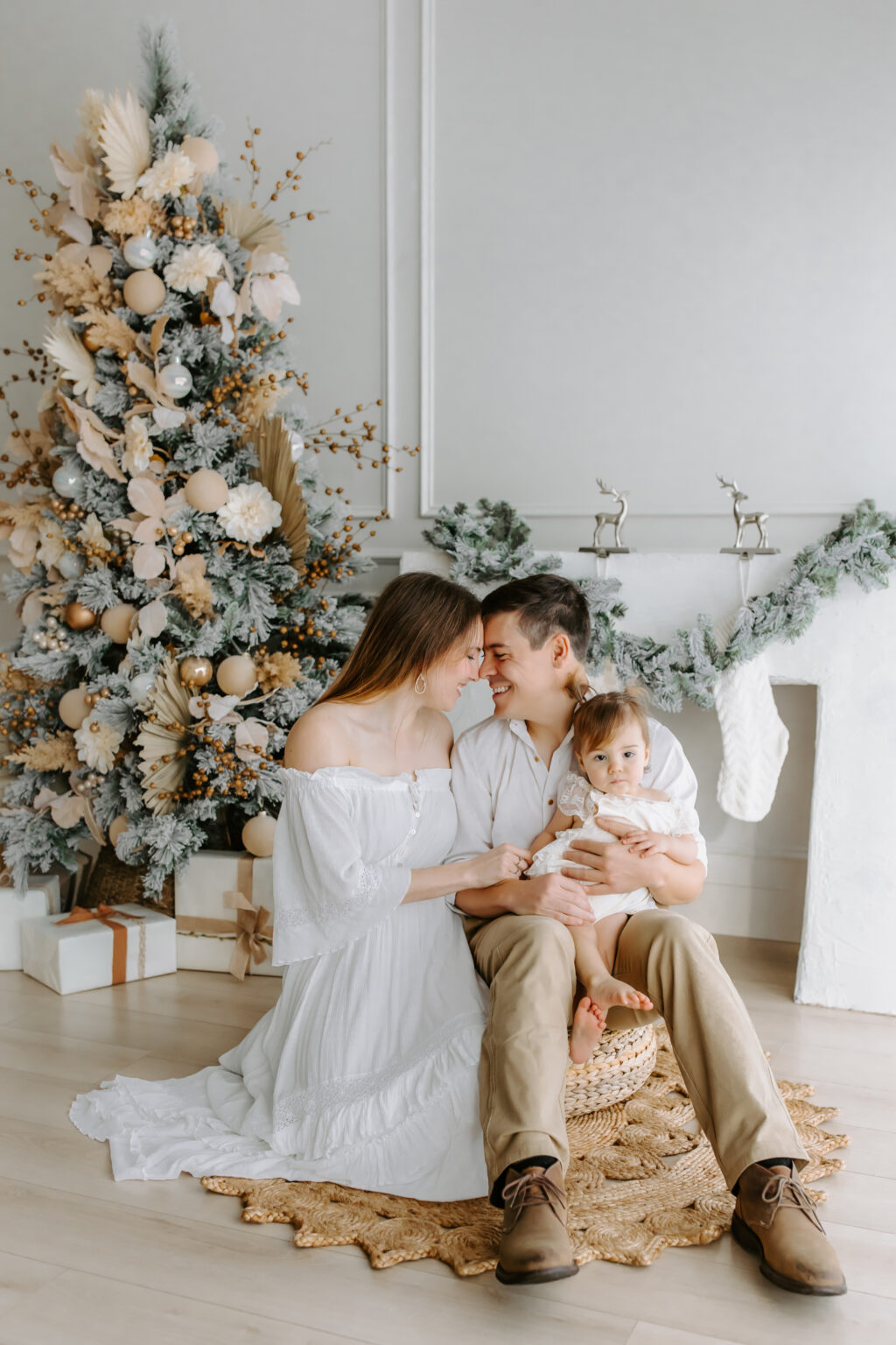 2023 Stunning Studio Holiday Family Mini Sessions in San Jose