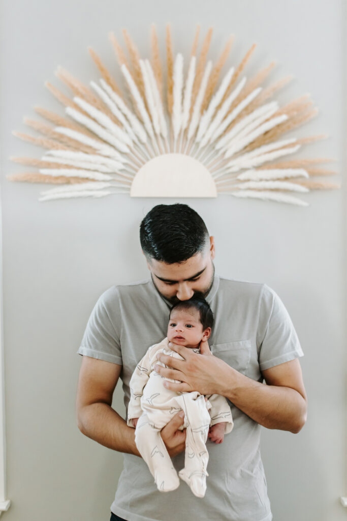 newborn session as an example of outfits for bay area newborn sessions
