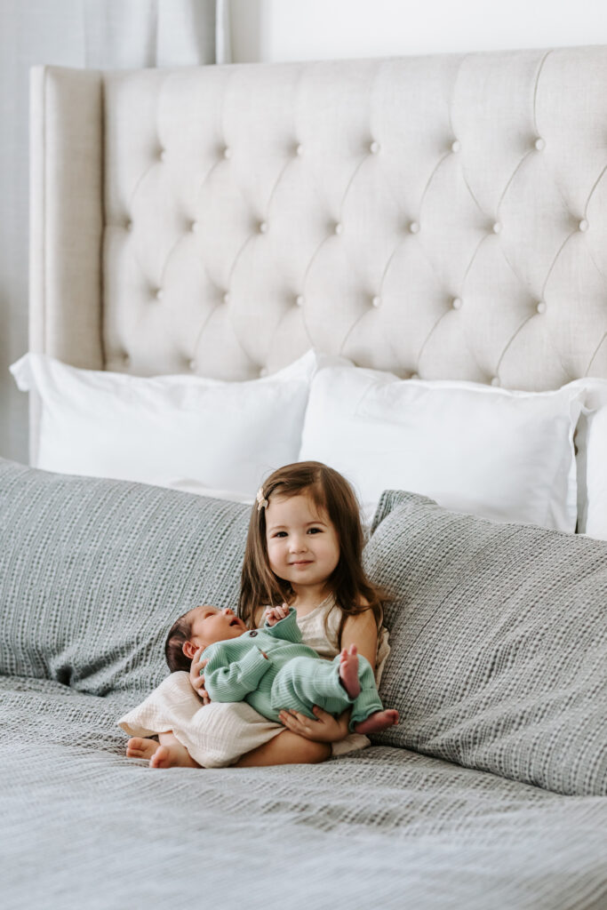 newborn session as an example of outfits for bay area newborn sessions