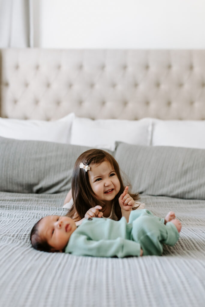 newborn session as an example of outfits for bay area newborn sessions