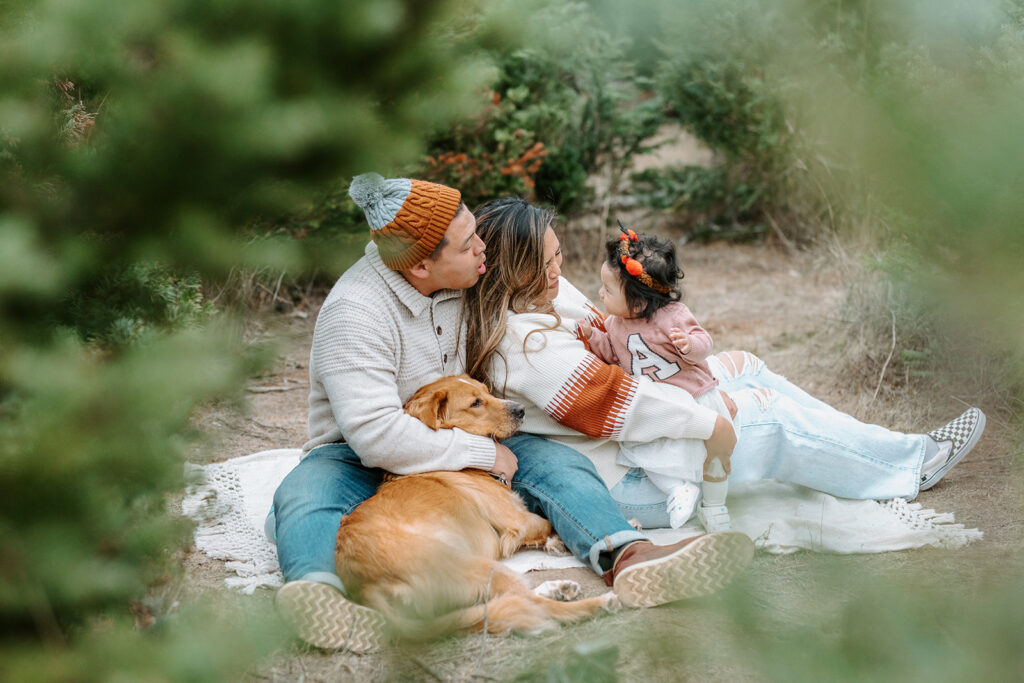 family christmas tree farm photo as an example of san francisco family photographer