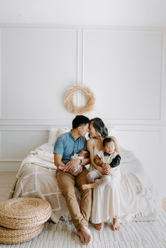 newborn photography session as example of bay area newborn photographer