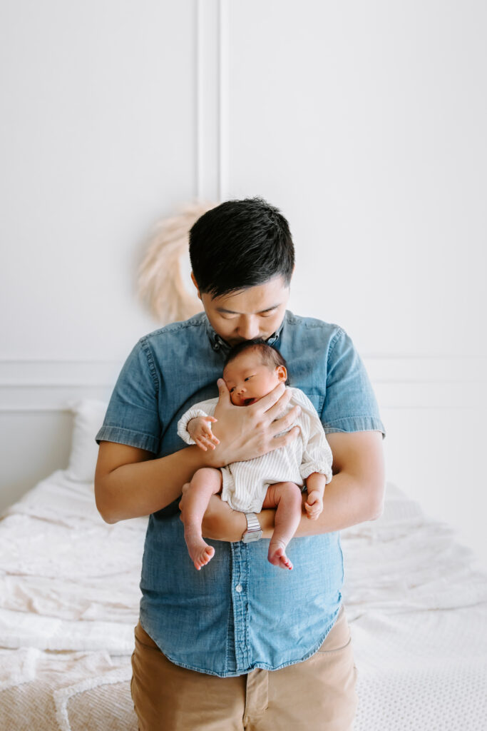 newborn photography session as example of bay area newborn photographer