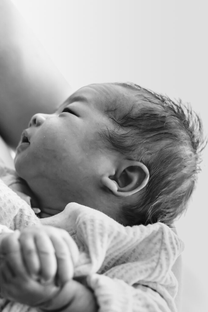 newborn photography session as example of bay area newborn photographer