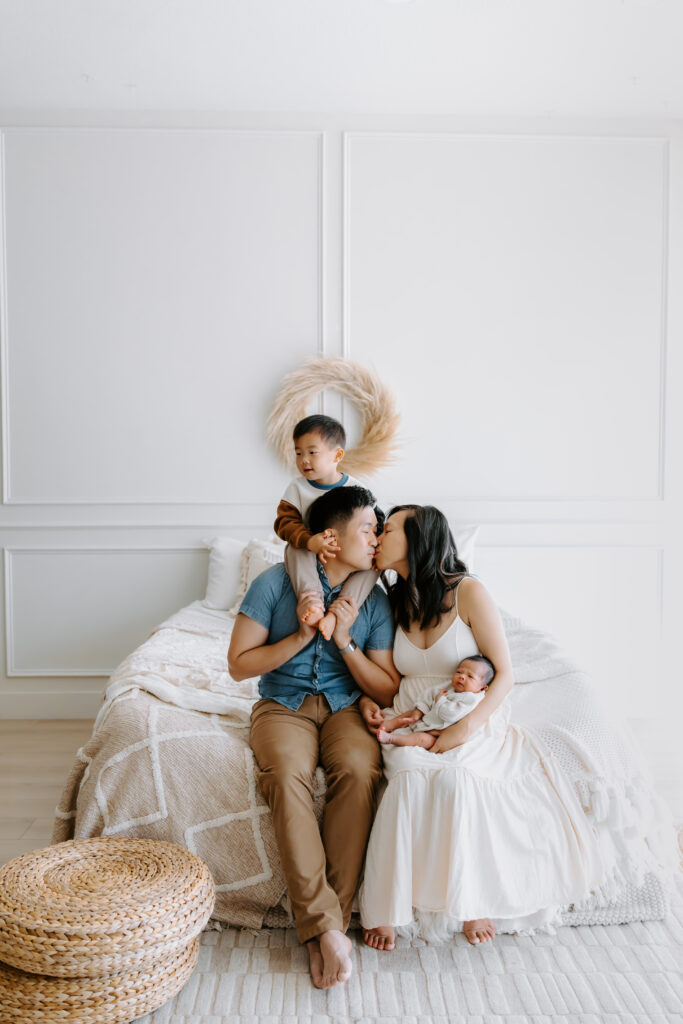 newborn photography session as example of bay area newborn photographer