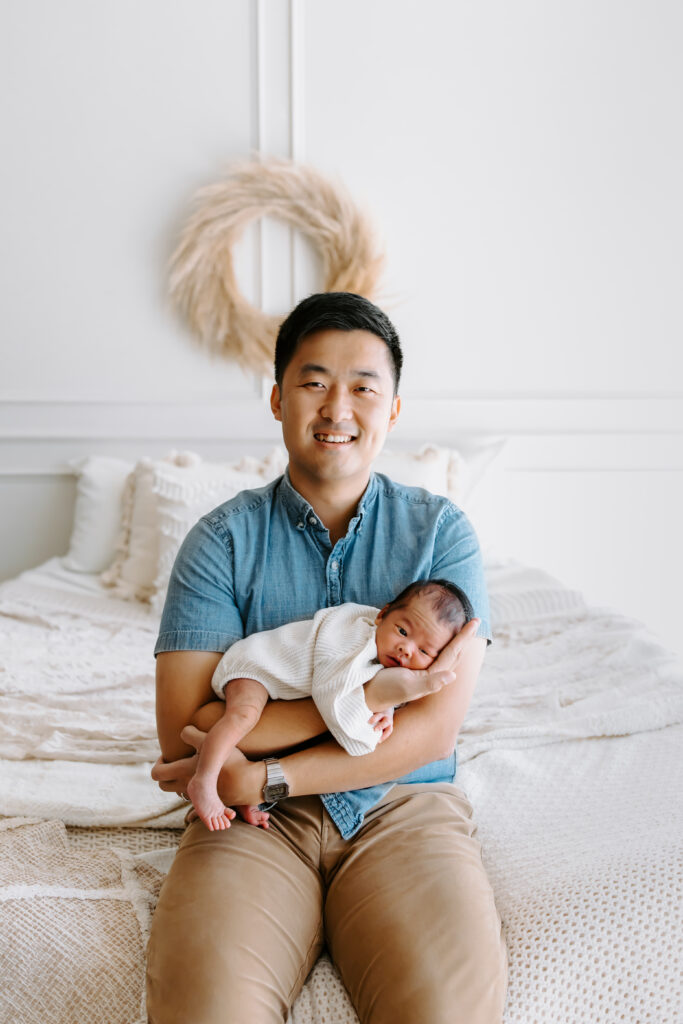 newborn photography session as example of bay area newborn photographer