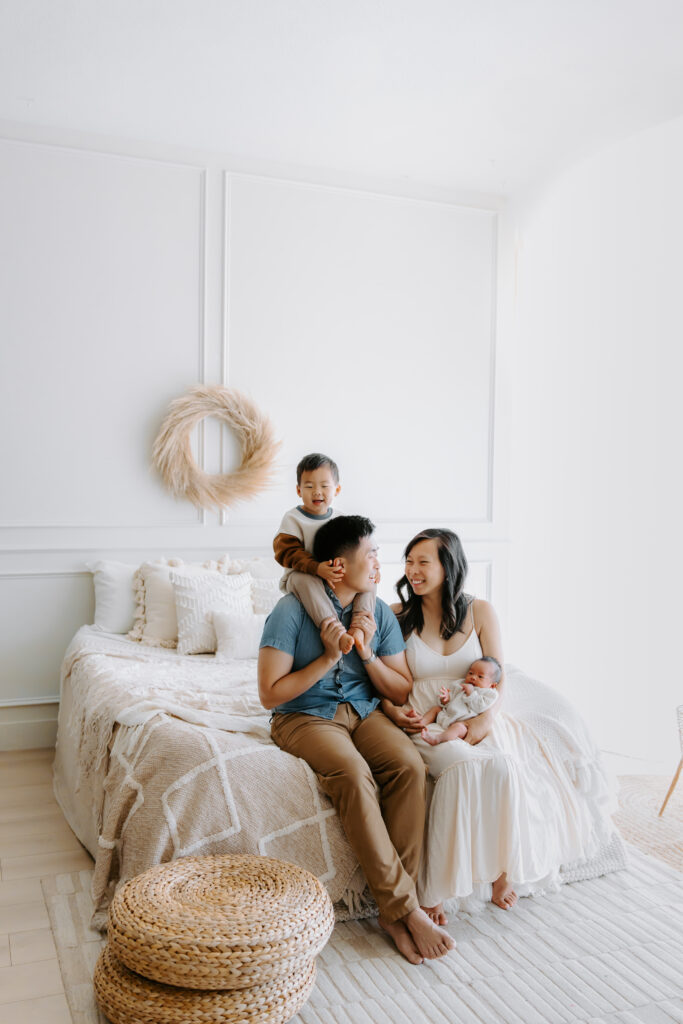 newborn photography session as example of bay area newborn photographer