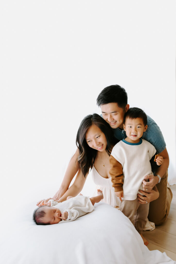 newborn photography session as example of bay area newborn photographer