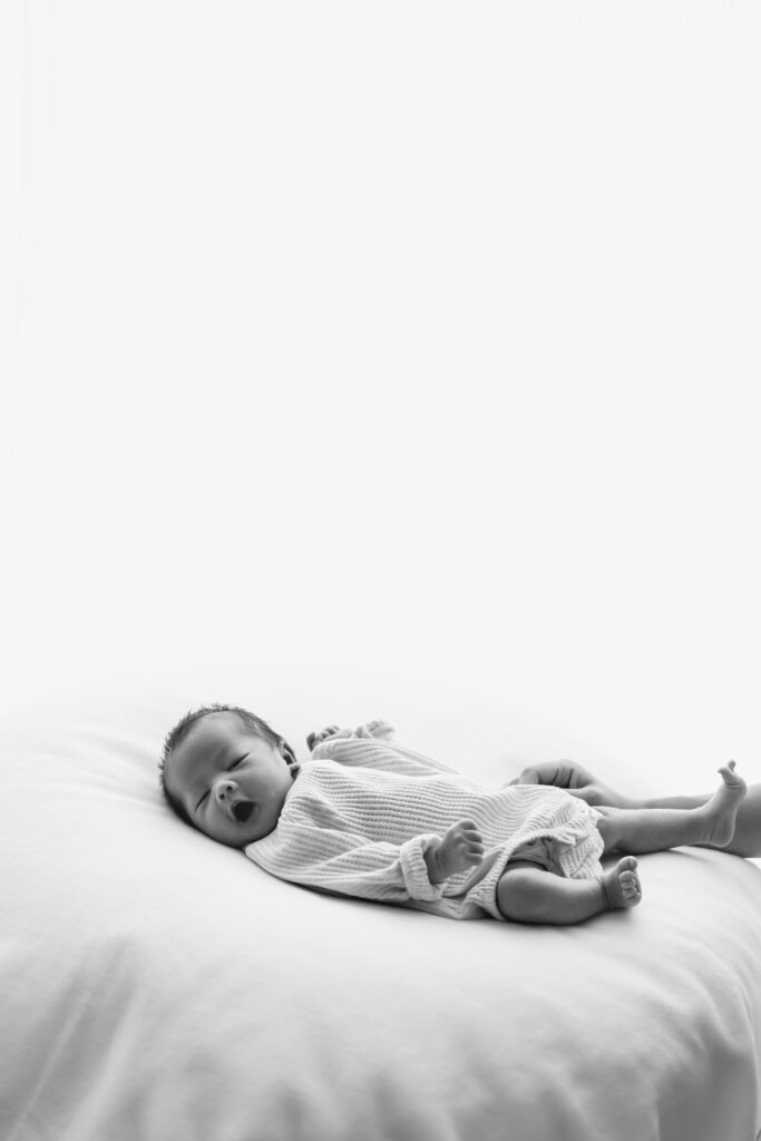 newborn photography session as example of bay area newborn photographer