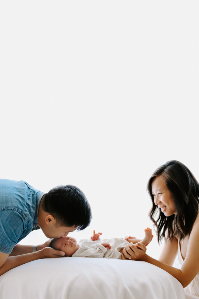 newborn photography session as example of bay area newborn photographer