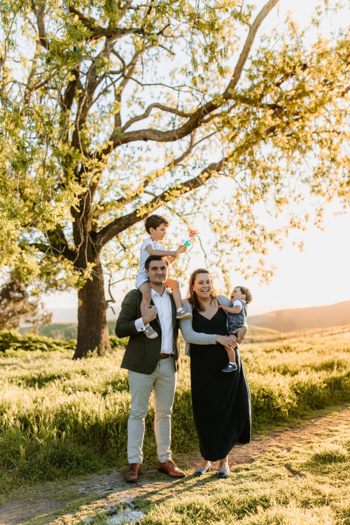 family session as example of San Jose family photographer