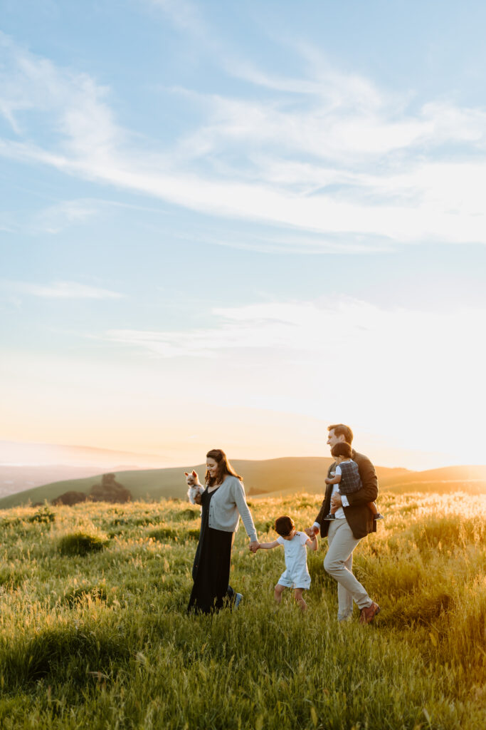 family session as example of San Jose family photographer