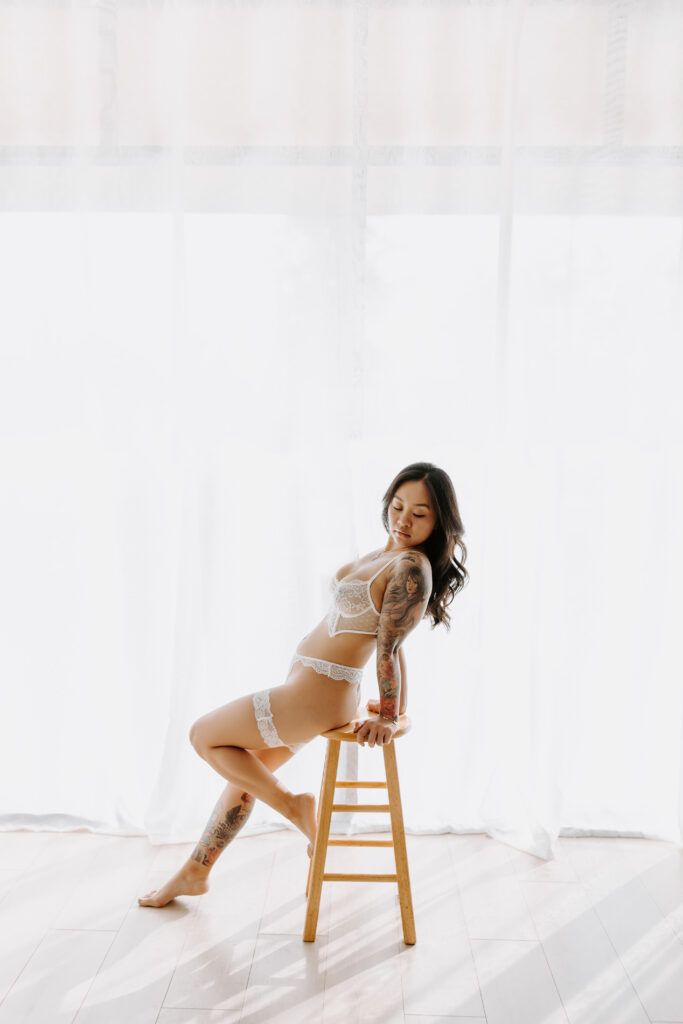 boudoir session as example of san jose boudoir photographer