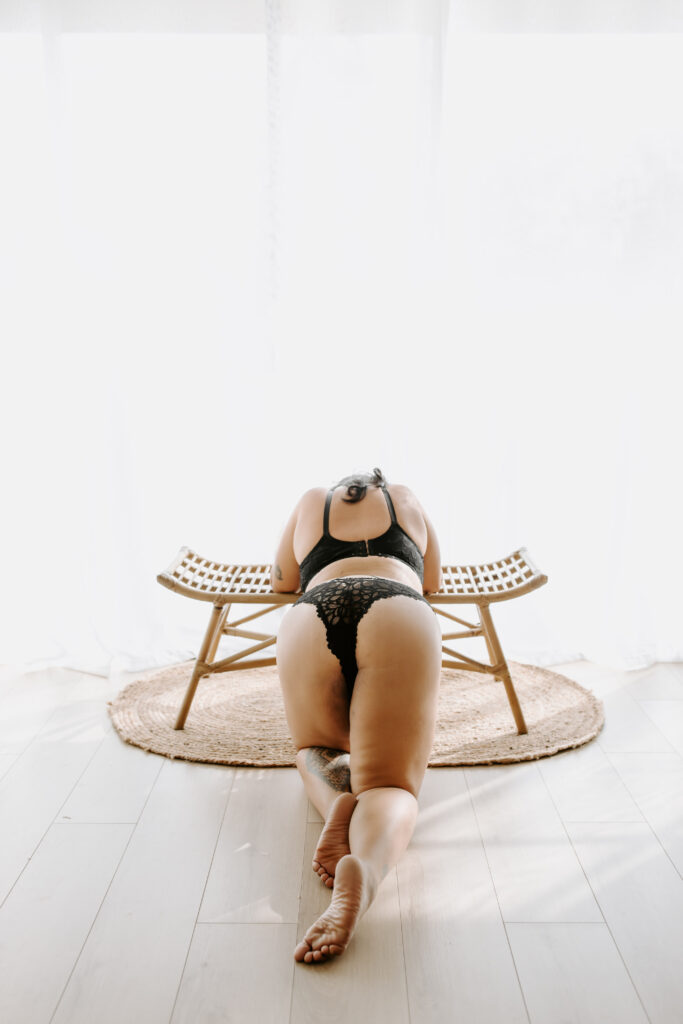 boudoir session as example of palo alto boudoir photographer