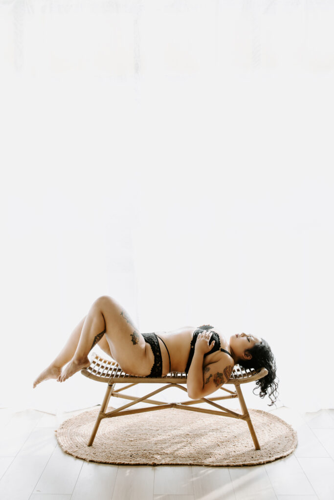 boudoir session as example of palo alto boudoir photographer