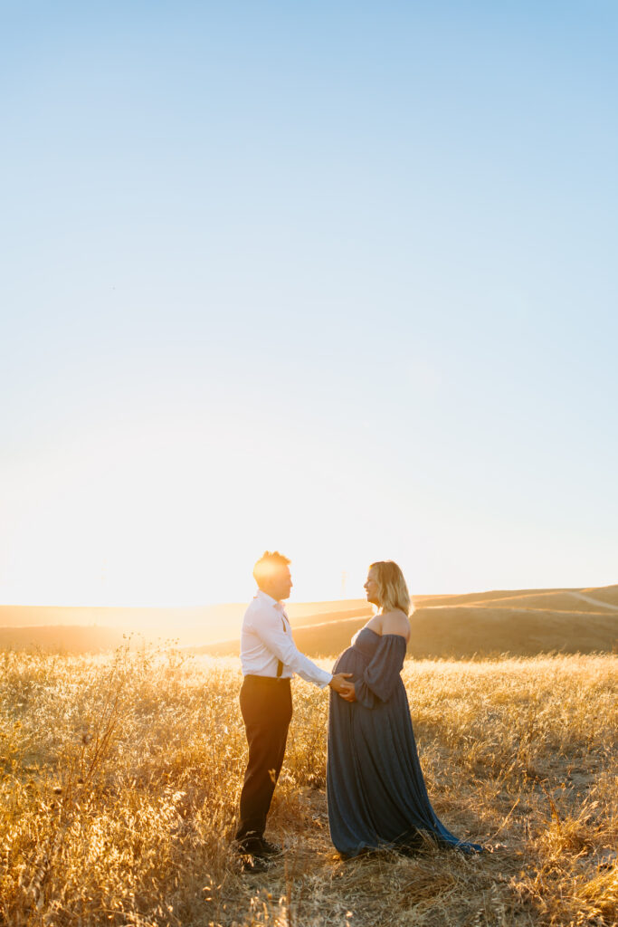 maternity session as example of Fremont maternity photographer