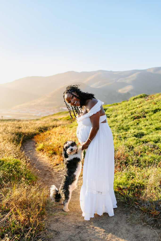 maternity session as example of marin maternity photographer