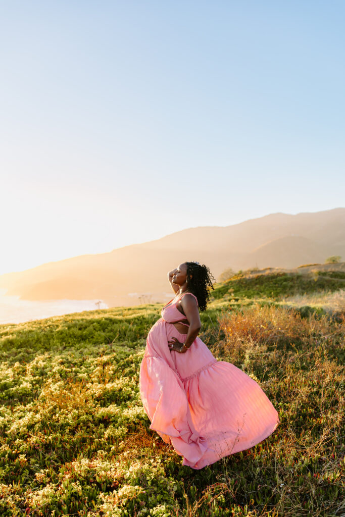 maternity session as example of marin maternity photographer
