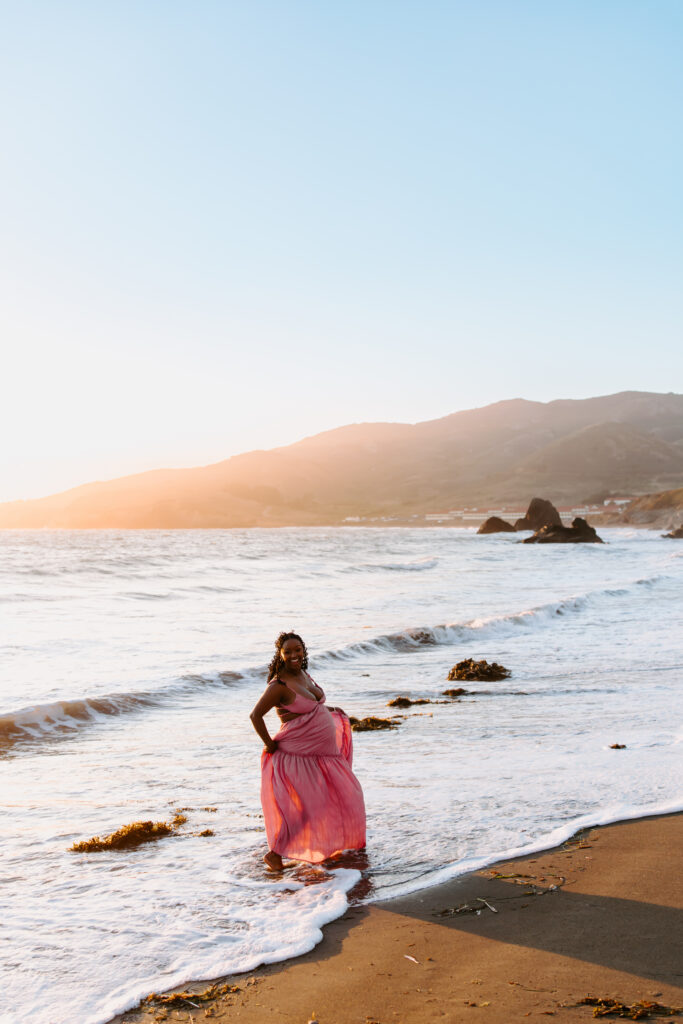 maternity session as example of marin maternity photographer